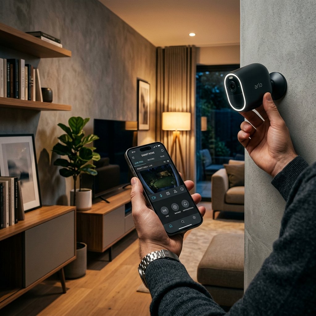 Smart home security camera interaction